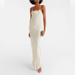 RODARTE devore floral velvet gown US0 sold out!
